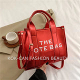 2023 Ladies Shiny Tote Bag fo Women Luxury Designer Women Handbag Female Shoulder Bag Fashion Large Capacity Corssbody Bag