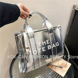 2023 Ladies Shiny Tote Bag fo Women Luxury Designer Women Handbag Female Shoulder Bag Fashion Large Capacity Corssbody Bag