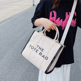 30cm Fashion Women Canvas Crossbody Tote Bag Women Handbag Shoulder Large Capacity Tote Bags